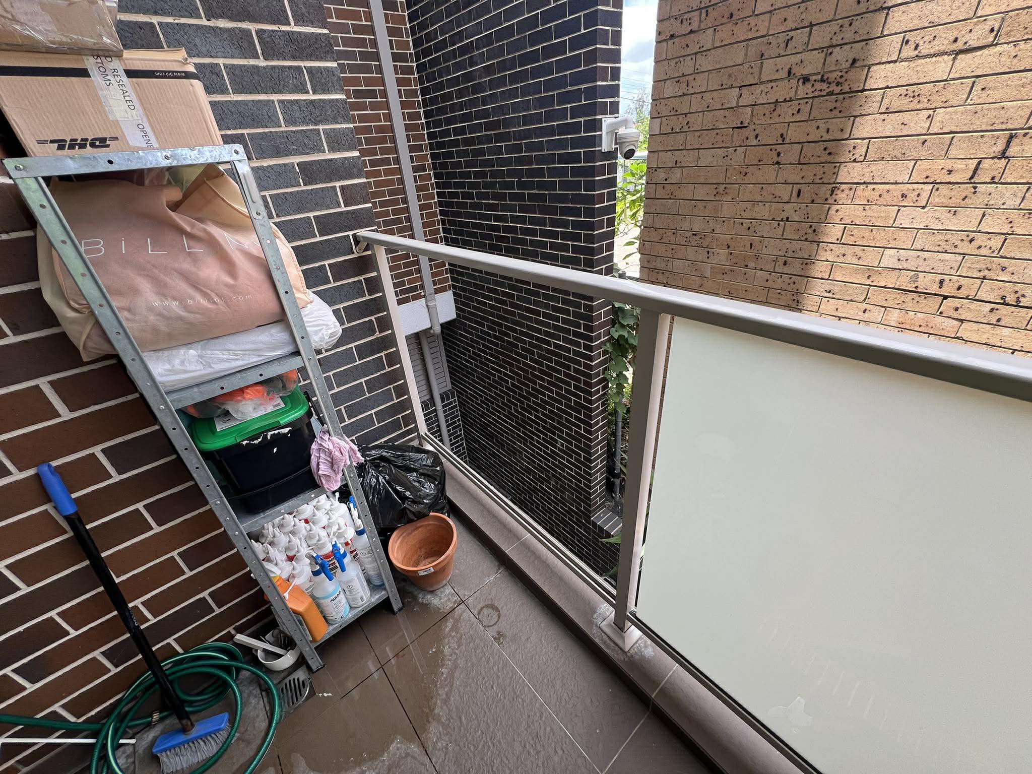 Before: original shower