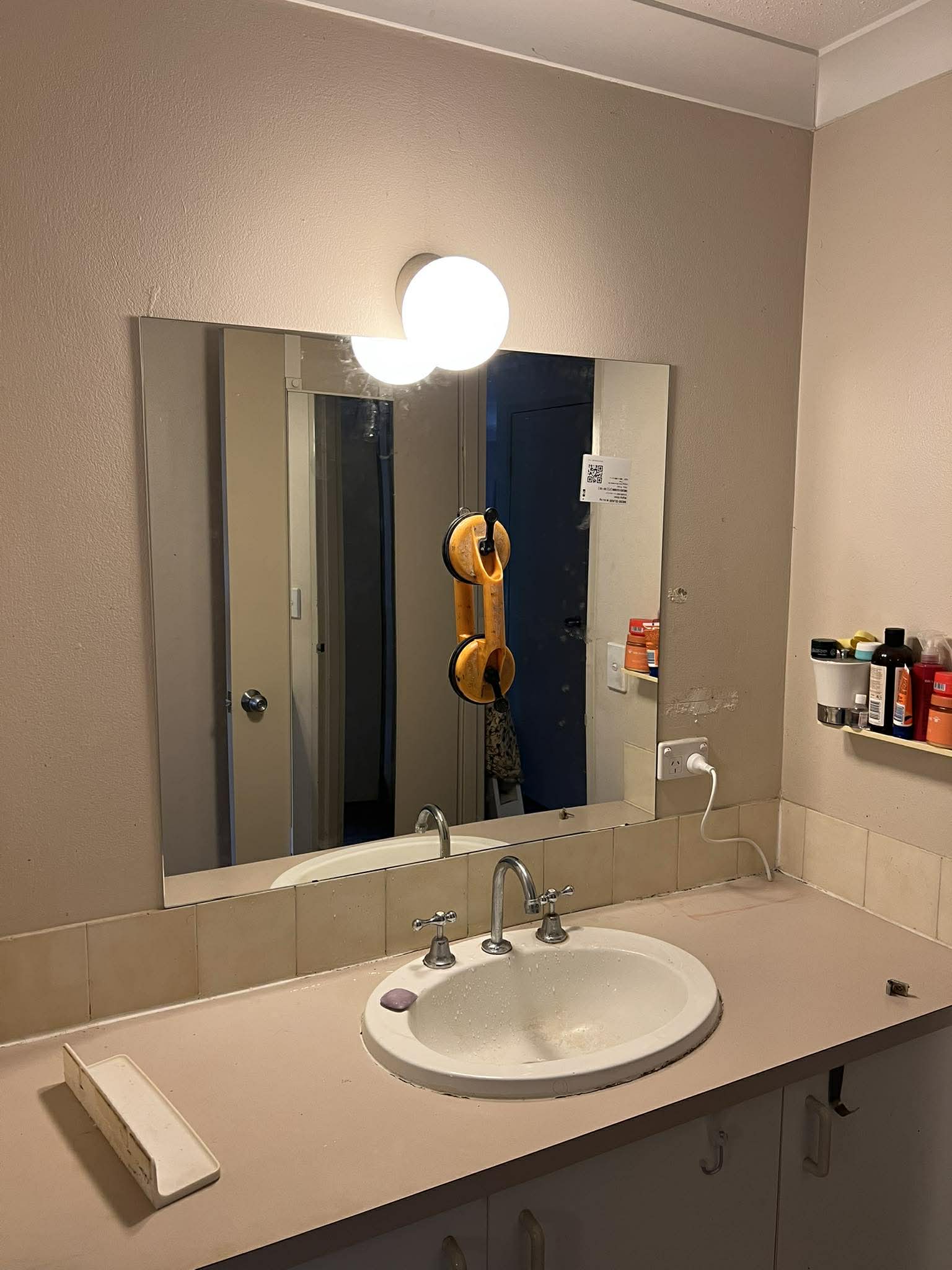 After: shower screen installed